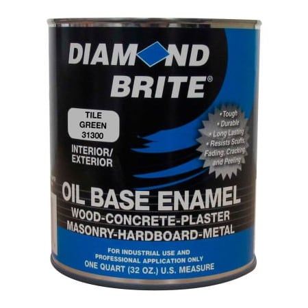 Diamond Brite Interior/Exterior Paint, Gloss, Tile Green, 32 oz 31300-4